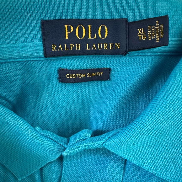 Men’s Ralph Lauren Blue Polo Shirt Classic Style - Picture 2 of 4